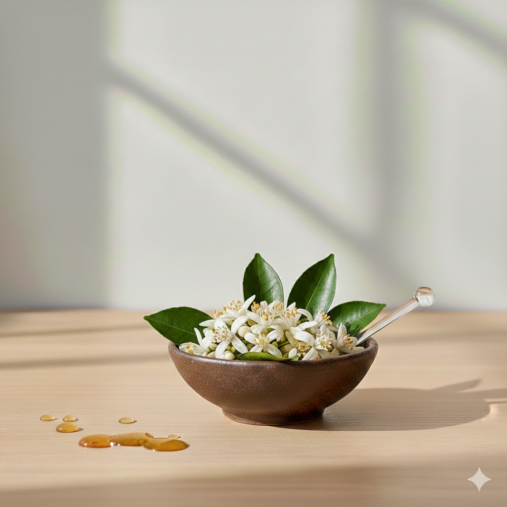 Neroli (Citrus aurantium var. amara) essential oil