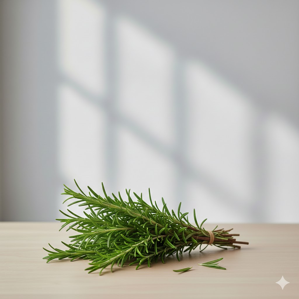 Rosemary (Rosmarinus officinalis) essential oil