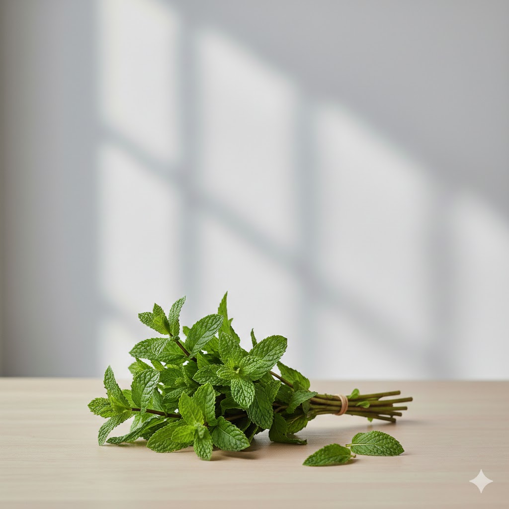 Peppermint (Mentha piperita) essential oil