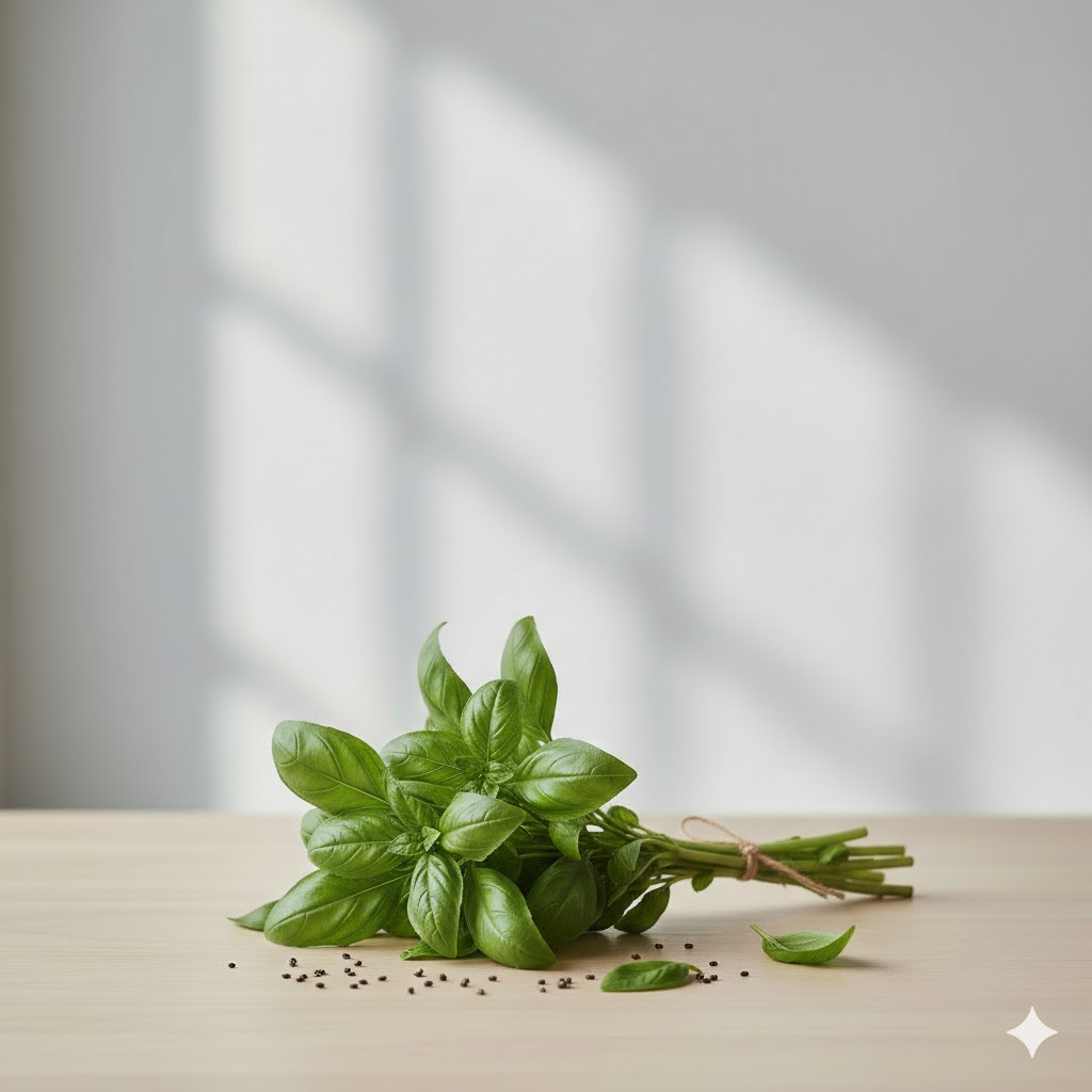 Basil (Ocimum basilicum) essential oil