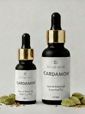 VivaForte Cardamom Essential Oil – Dual Volume Mockup