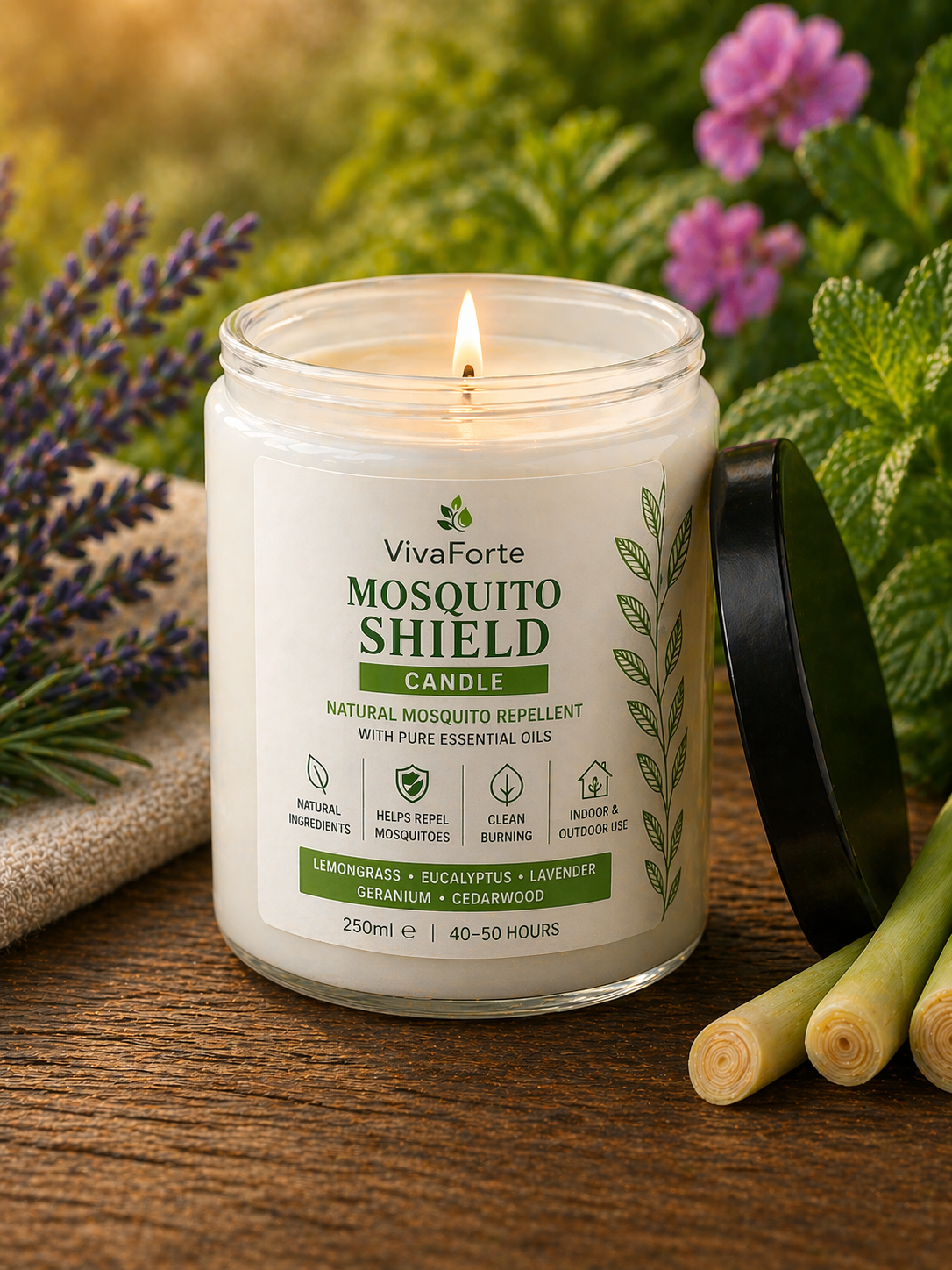 Mosquito Shield Candle
