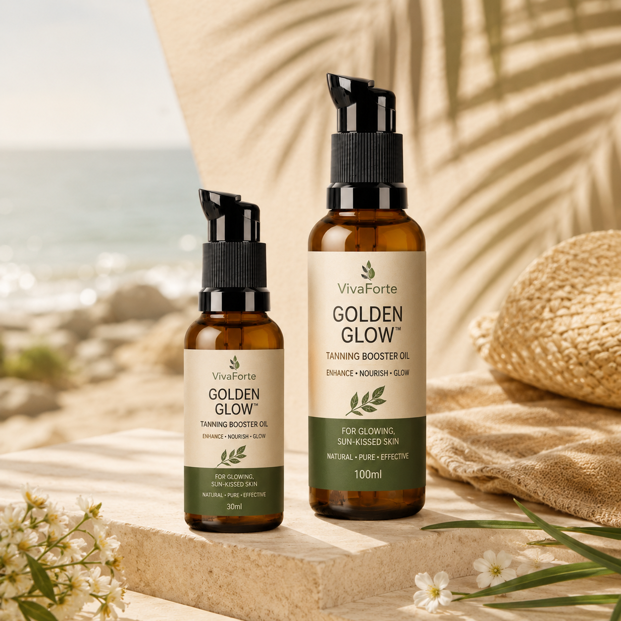 Golden Glow Tanning Booster Oil by VivaForte