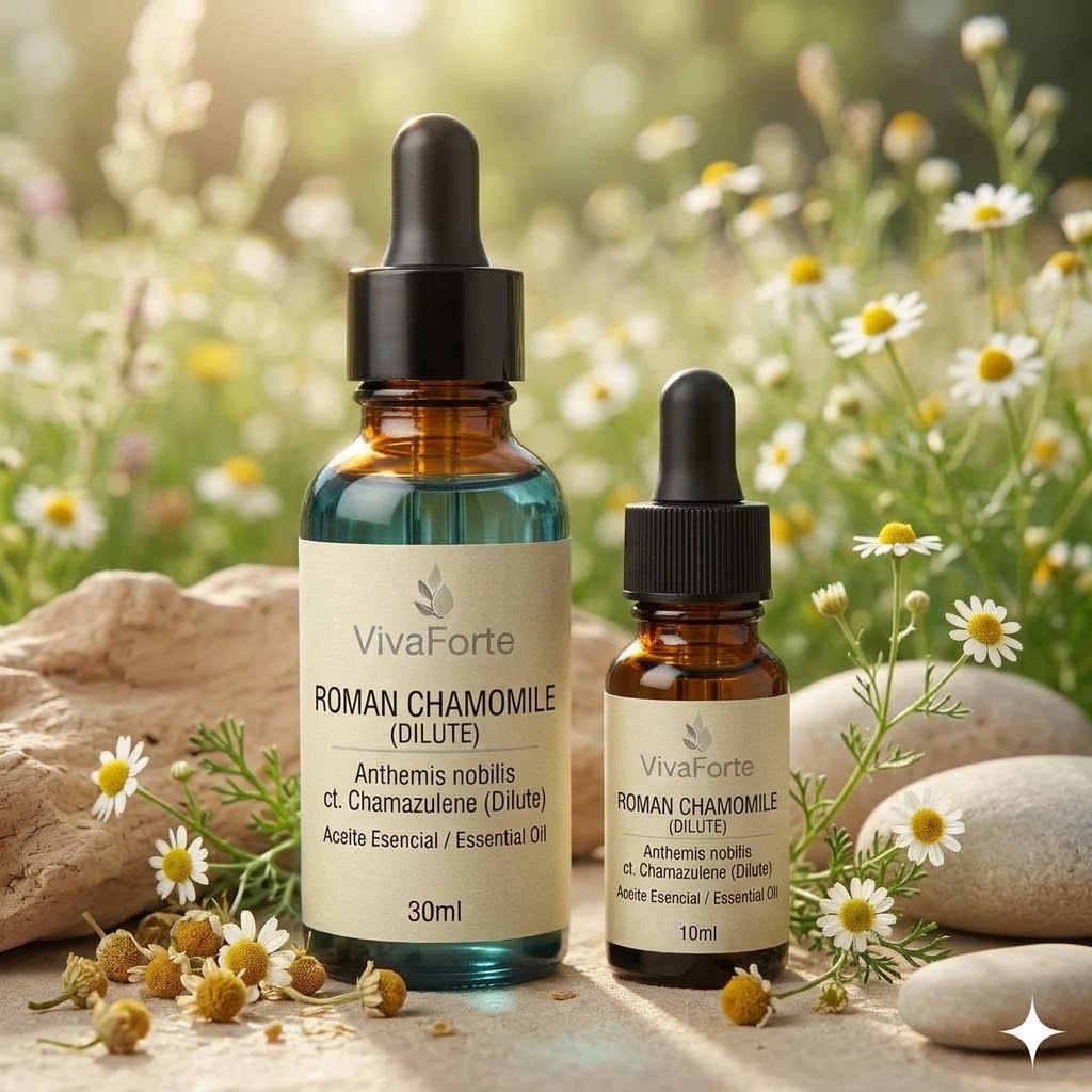 Roman Chamomile Essential Oil (Diluted)