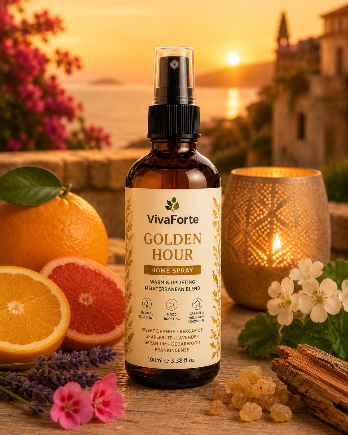 Golden Hour Home Spray by VivaForte