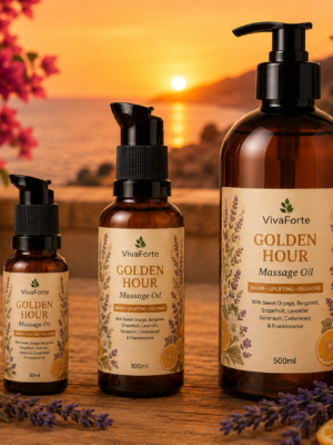 Golden Hour Massage Oil by VivaForte