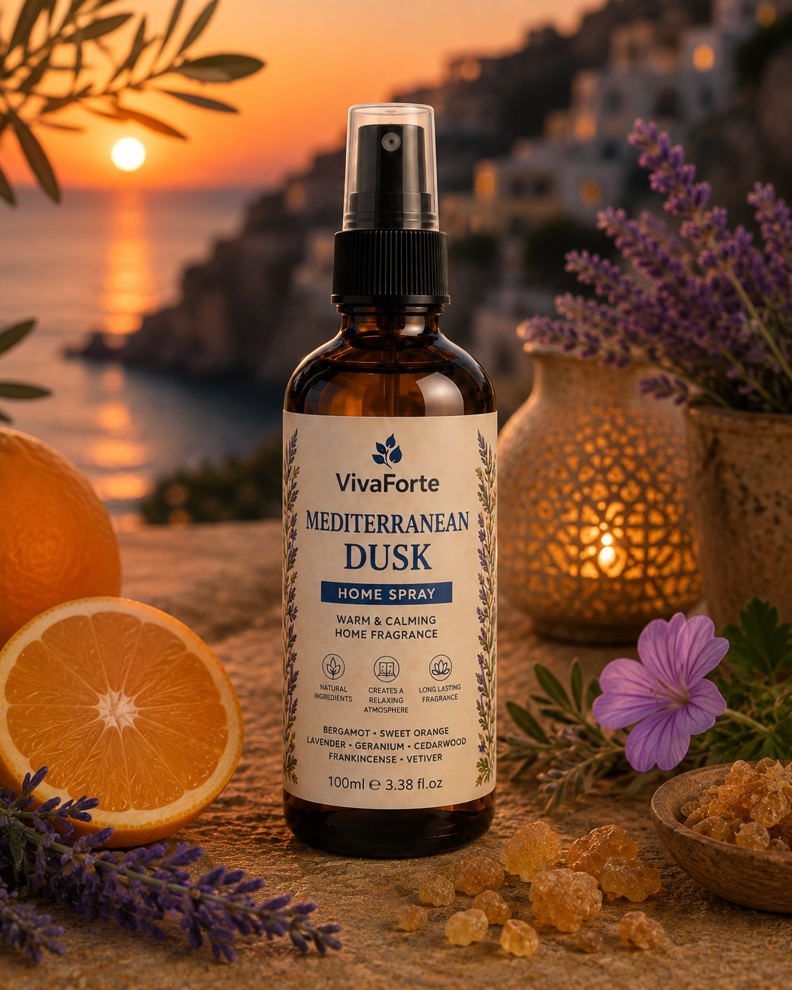 Mediterranean Dusk Home Spray by VivaForte