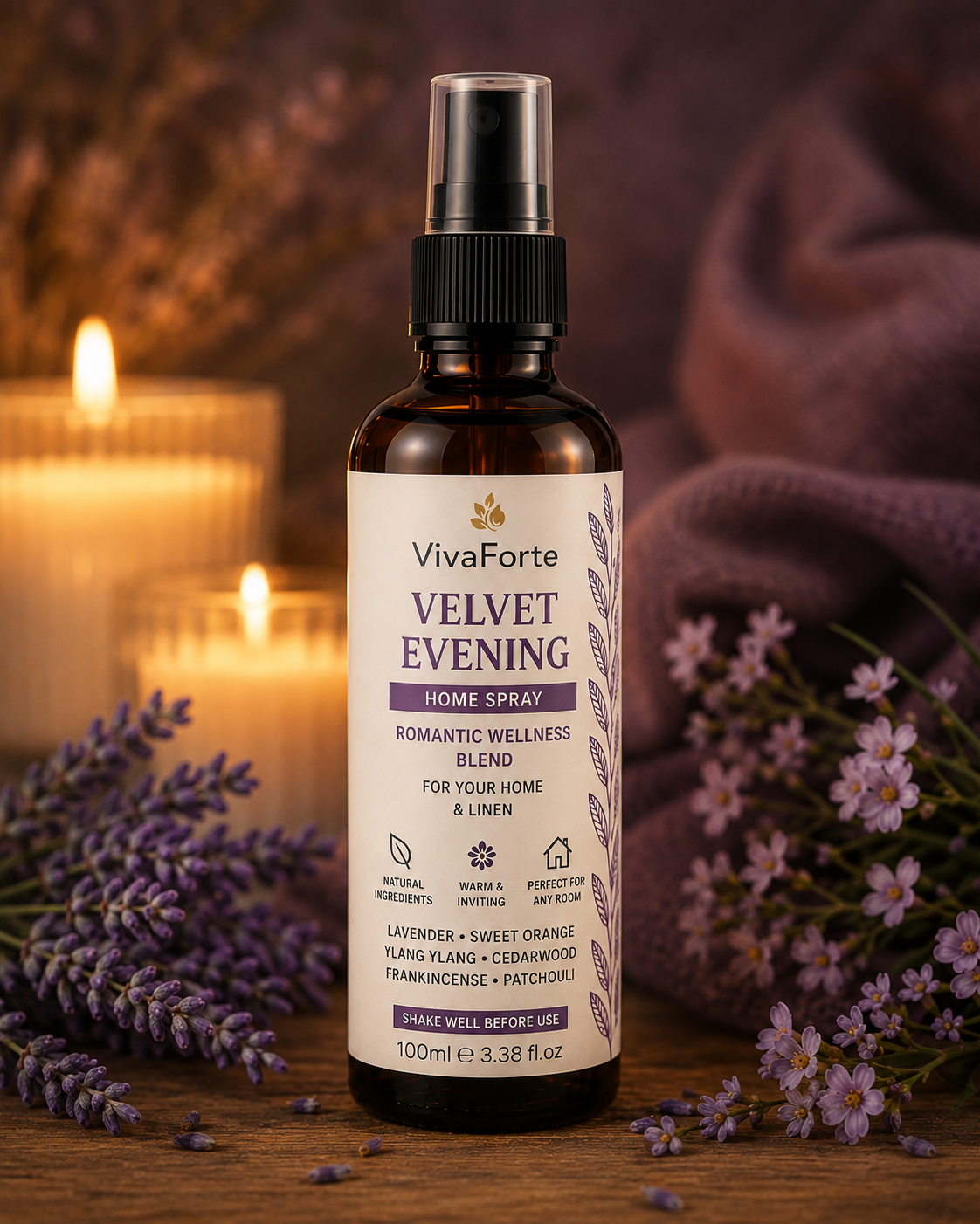 Velvet Evening Home Spray by VivaForte