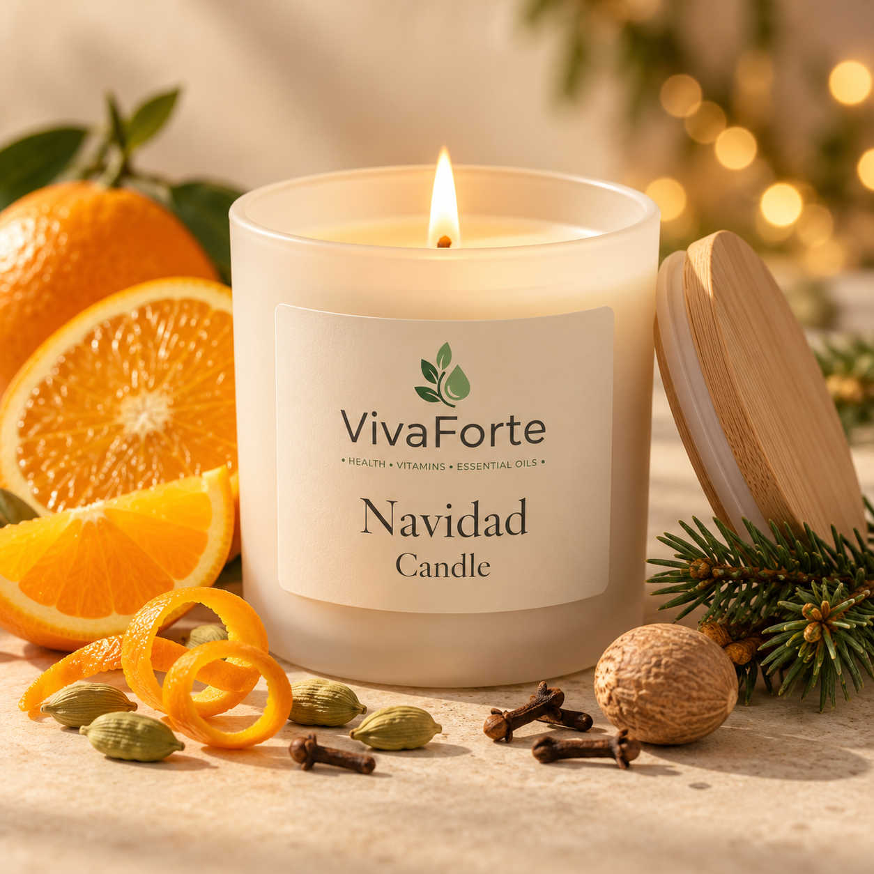 Navidad Candle